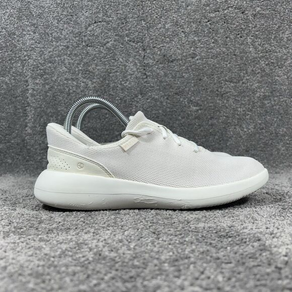 Kizik Madrid Eco-Knit Womens Size 8 White Hands Free Slip On Athletic Shoes Used - Picture 1 of 10